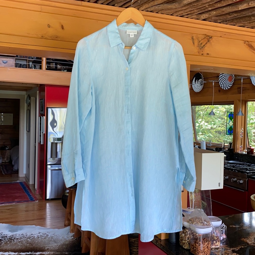 JJill Long Linen Tunic